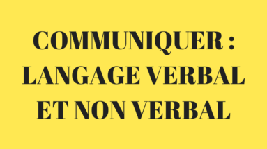 langage verbal et non verbal